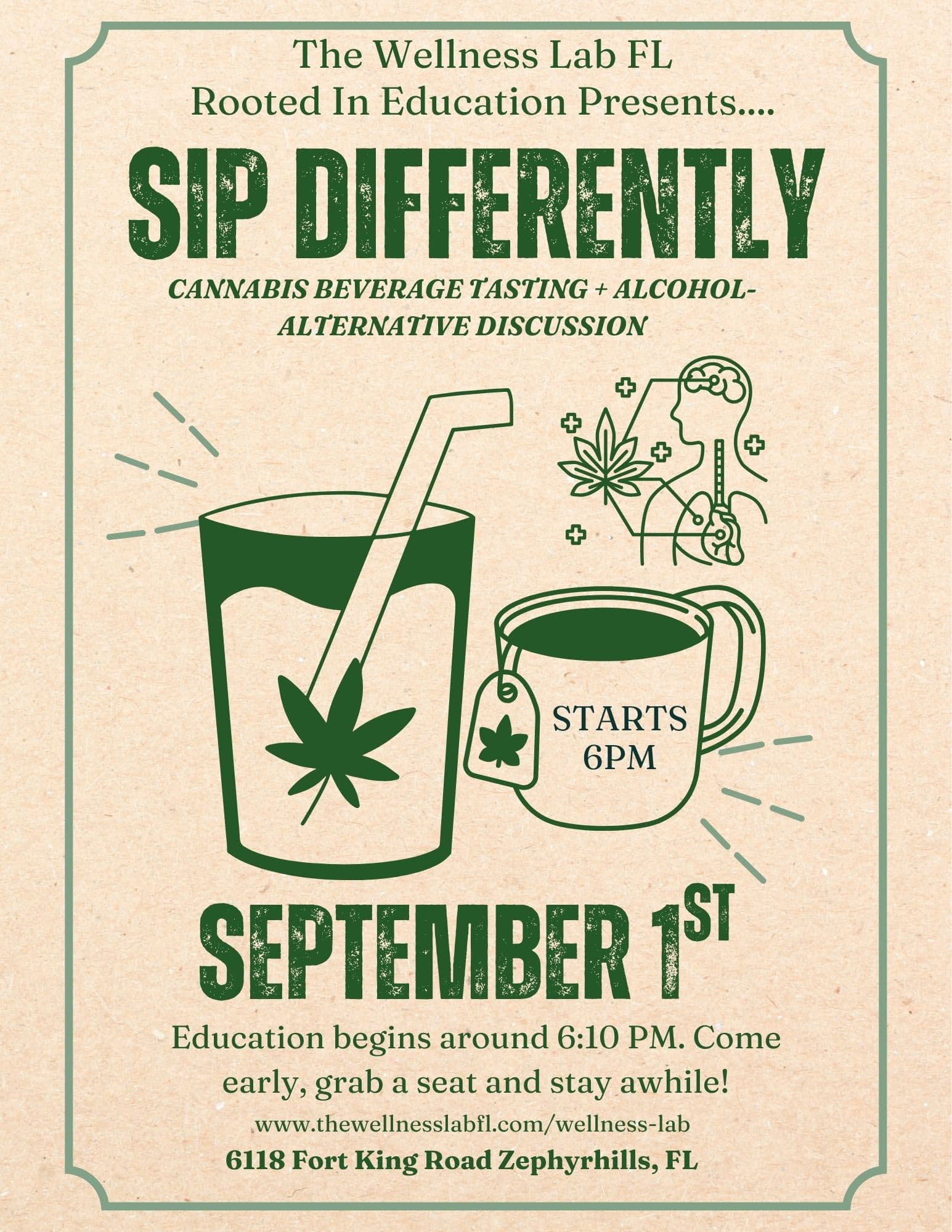 Sip Differently: Cannabis Beverage Tasting